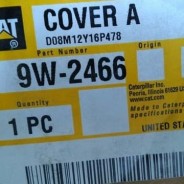 JUAL CAT 9W-2466 COVER AS (Caterpillar)